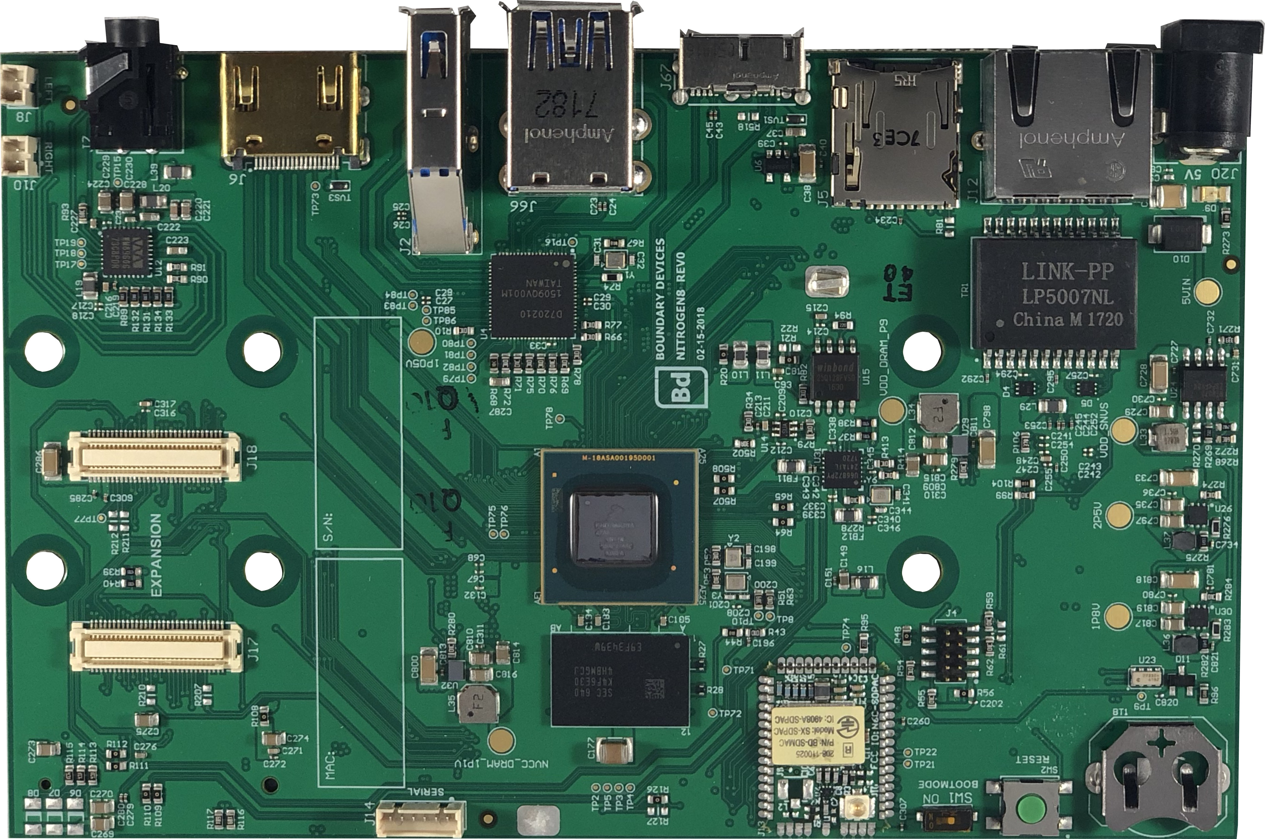 Nitrogen8m Single Board Computer With Nxp I Mx 8mquad