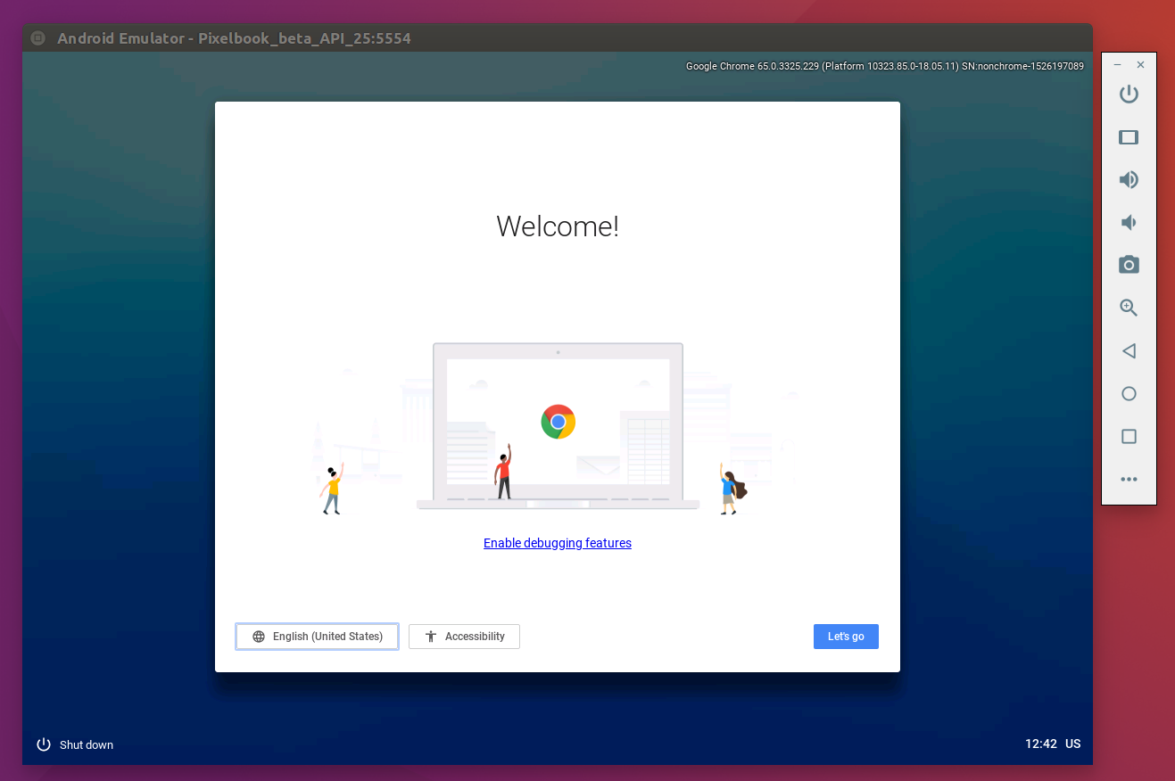 chrome os emulator online
