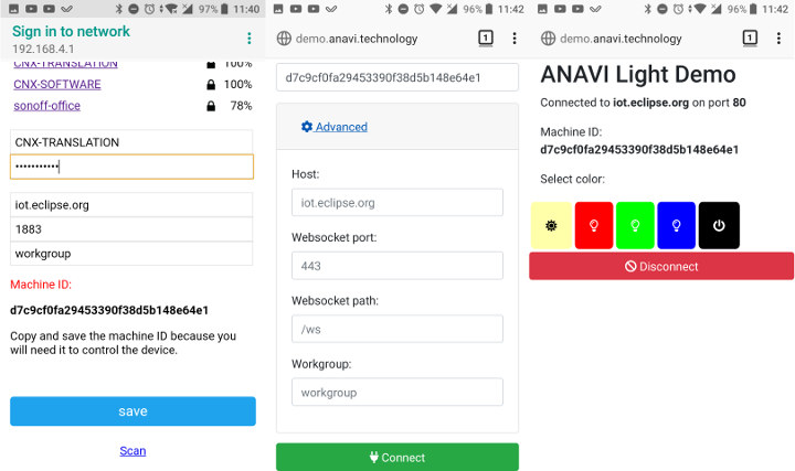 ANAVI Light Demo