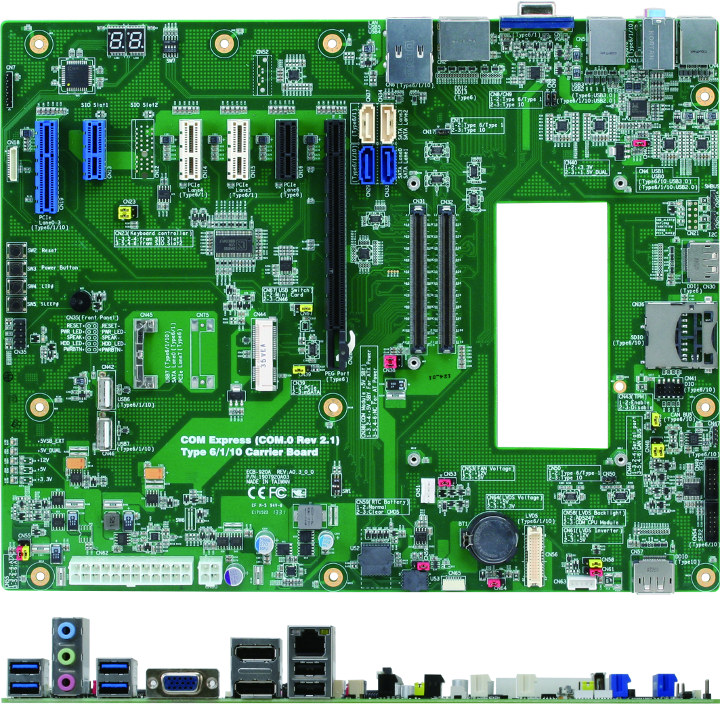 COM Express Type 1/6/10 Carrier Board