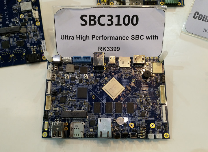 SBC3100 board with variable DC input