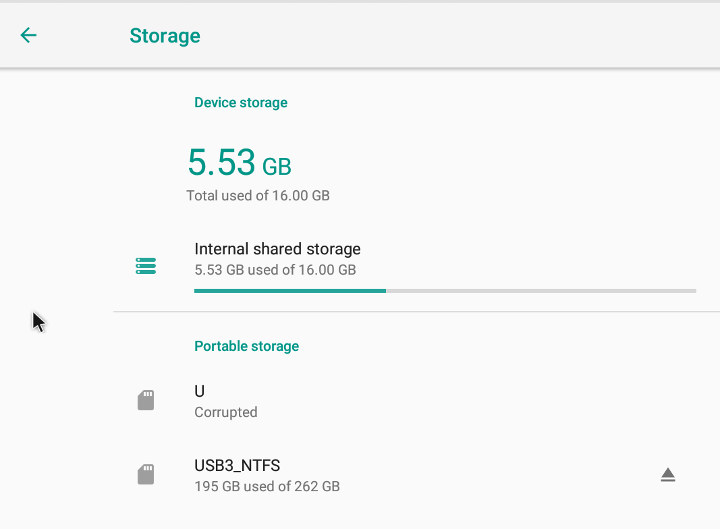 Firefly-RK3399 Android 8.1 Storage