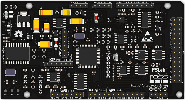 PSLab Open Source Hardware Board