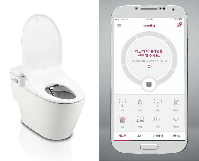 Smart bidet toilet seat