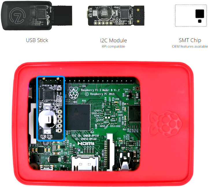 Zymkey Hardware-Security Module Raspberry Pi