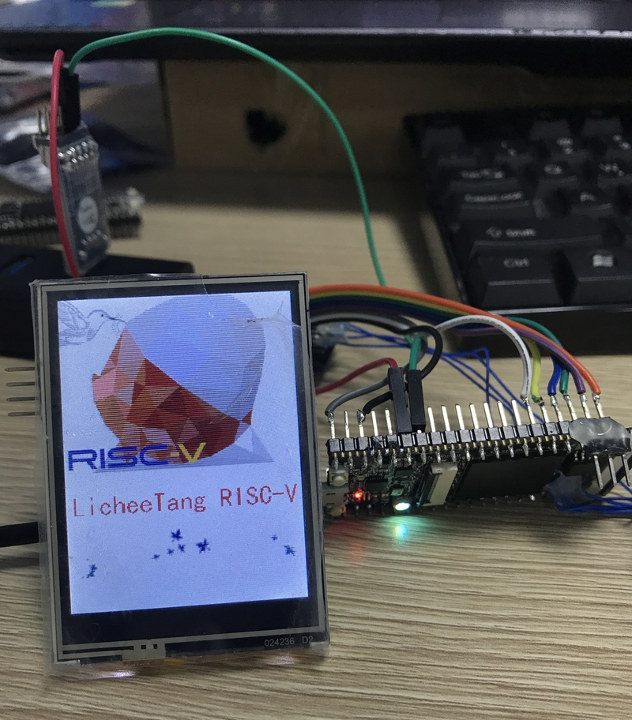 RISC-V FPGA Board Display