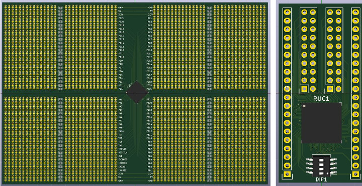 Retro-uC Perfboard Breadboard