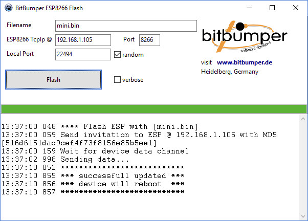 BitBumper ESP8266 Flash