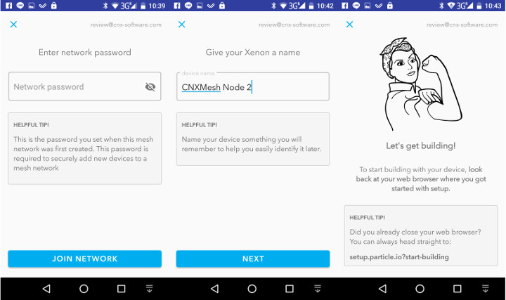 Particle Xenon Add Mesh Network