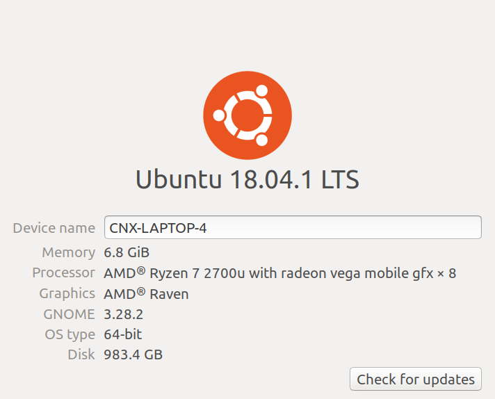 Ubuntu 18.04 LTS