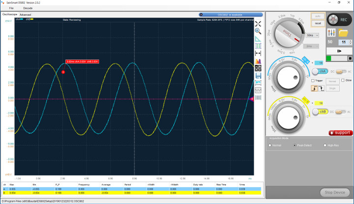 Oscilloscope-3D-Printer-2-probes--stepper-hand-spin