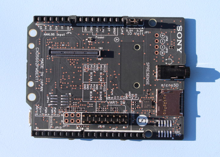 Spresense extension board top