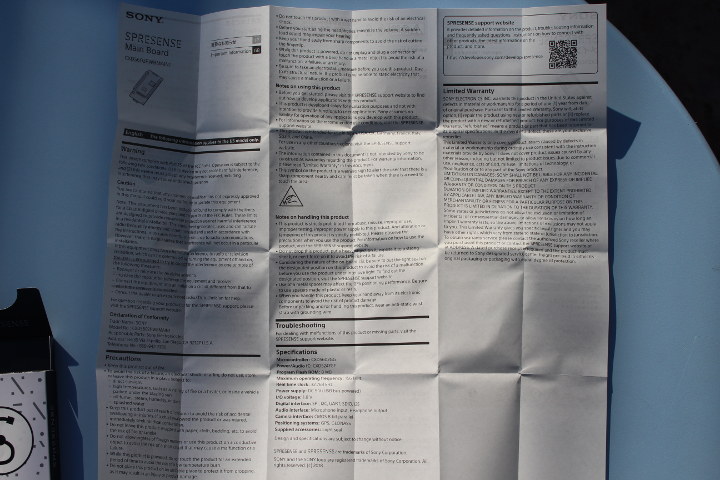 Spresense user manual