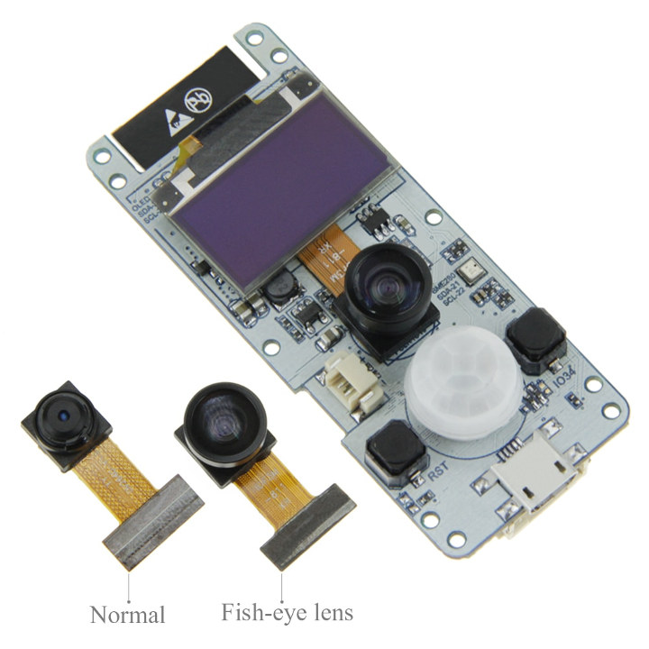 TTGO T-Camera ESP32 OLED Display