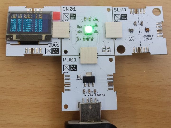 Xinabox xCHIPS ESP8266 UV Index Monitor