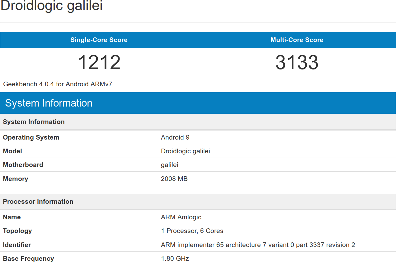 Amlogic S922X Benchmarks