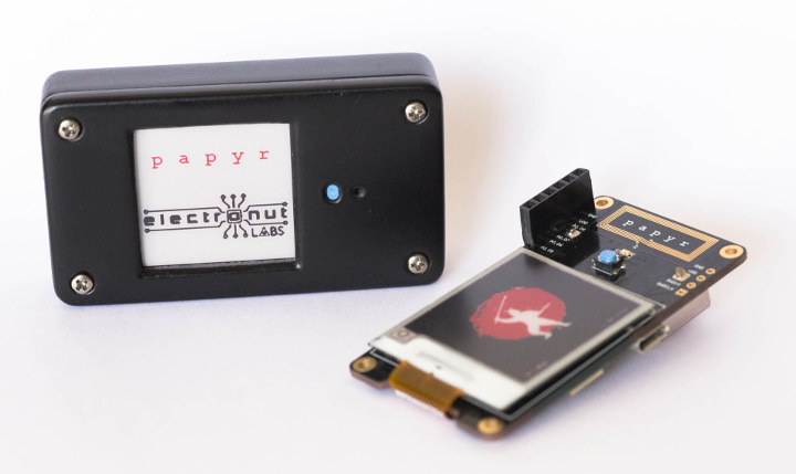 papyr nRF52840 epaper display