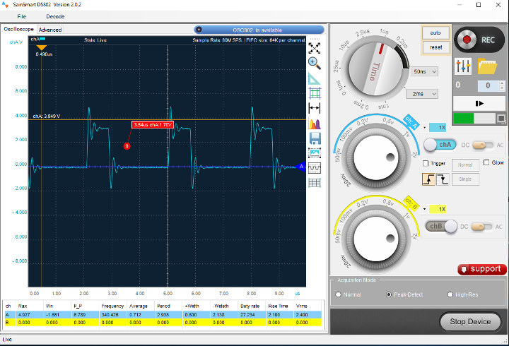 DS802 Square Wave