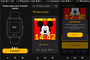 amazfit bip custom app