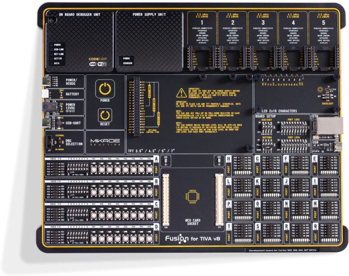 Fusion for TIVA V8 Development Board