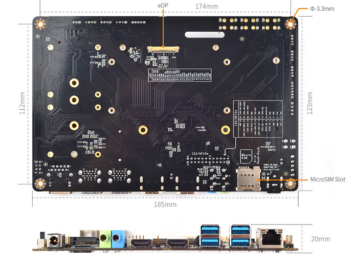 RK3399 eDP Board