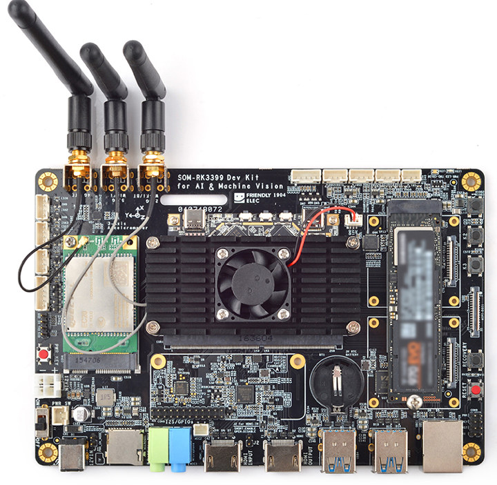 SOM-RK3399 Development Kit SSD Modem