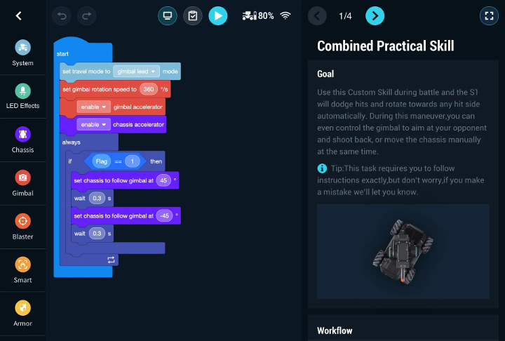 DJI Robomaster S1 Scratch