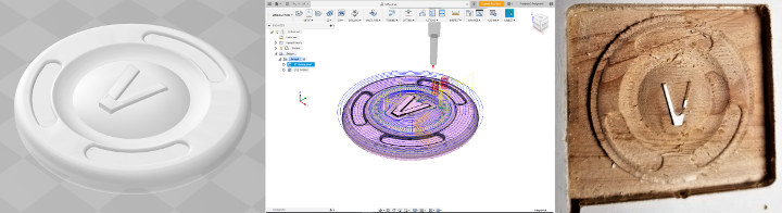 Sainsmart Genmitsu multistage cuts sample