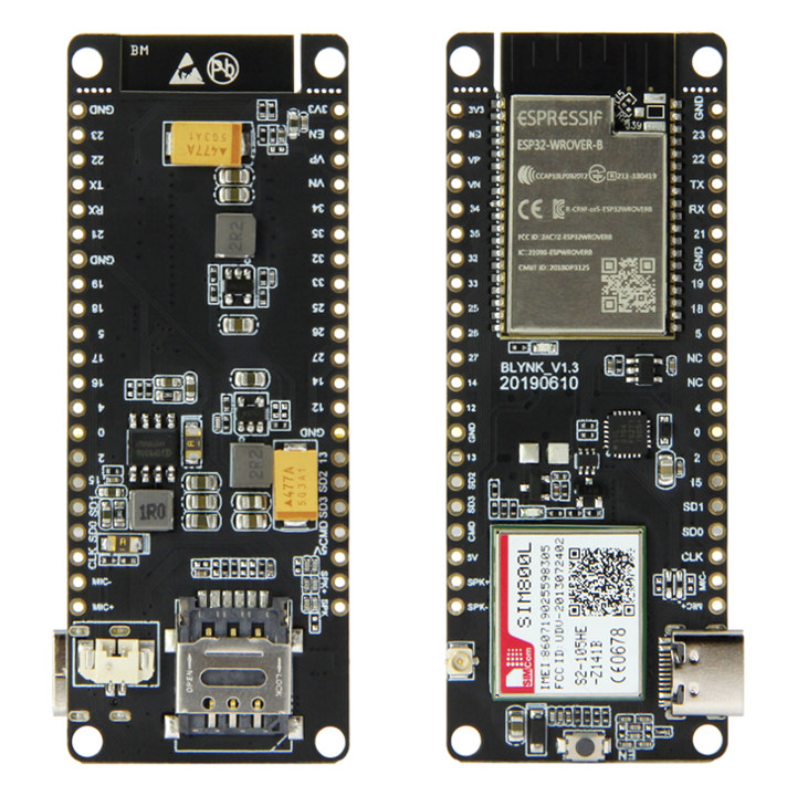 TTGO T-Call ESP32 GPRS Board