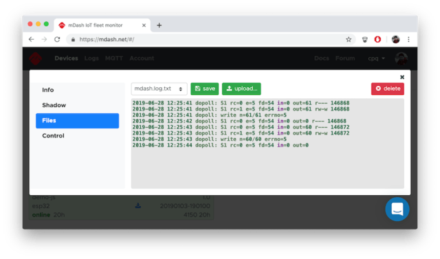 mDash File Management