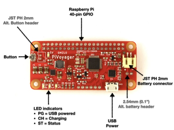 PiVoyager: the smart UPS for the Raspberry Pi.