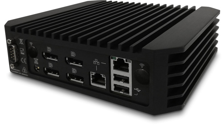 Four DisplayPort Mini PC