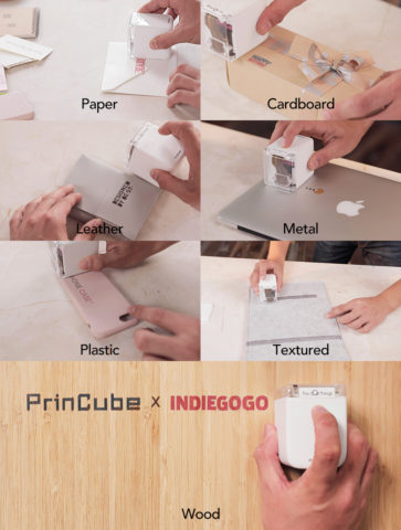 PrinCube Printer prints on any materials