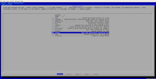 OpenWrt Administration packages