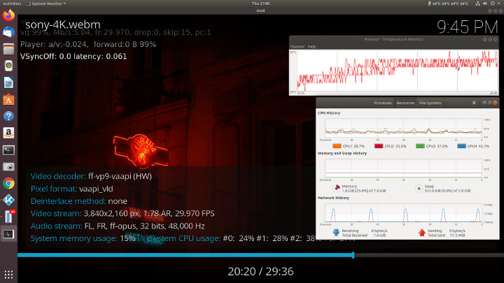 Ubuntu T45 cooling effectiveness