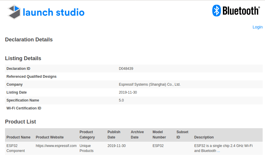 ESP32 Bluetooth 5.0