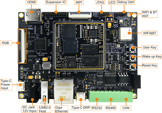 STM32MP1 development board