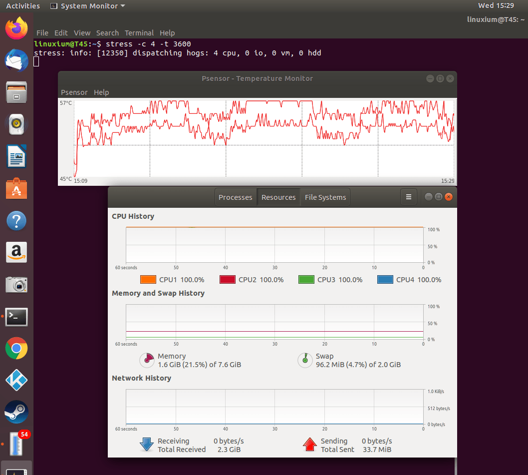 beelink gemini t45 ubuntu temperature