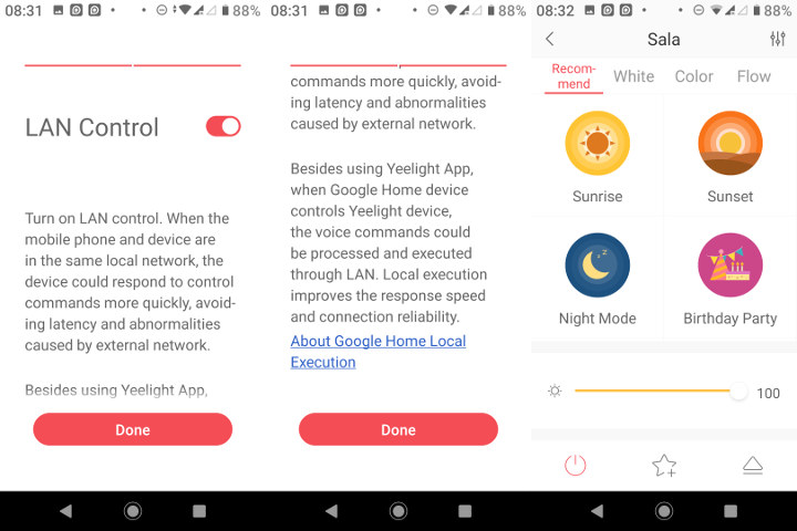 Yeelight App LAN Control