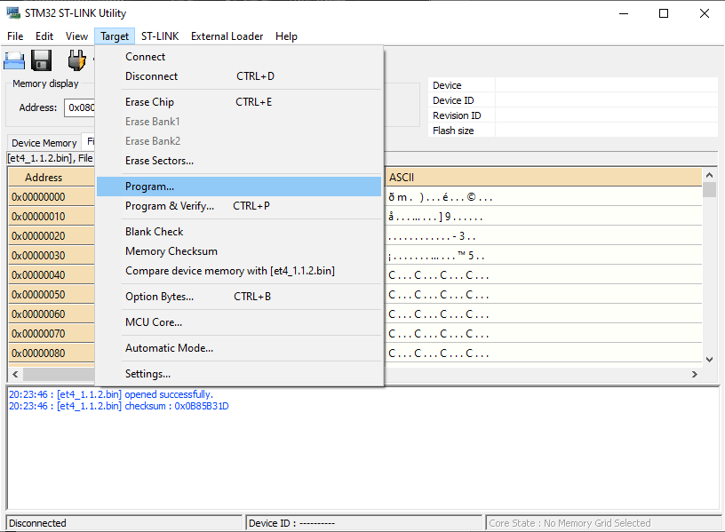 How to flash Anet ET4 Firmware