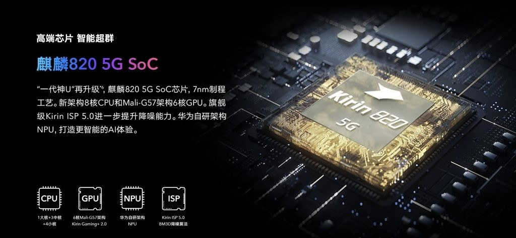 Kirin 820 5G SoC