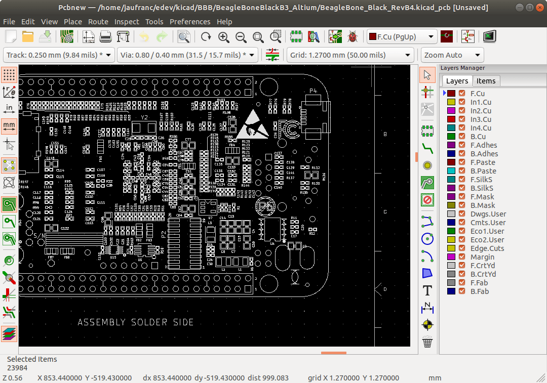 BeagleBone Black Altium KiCad