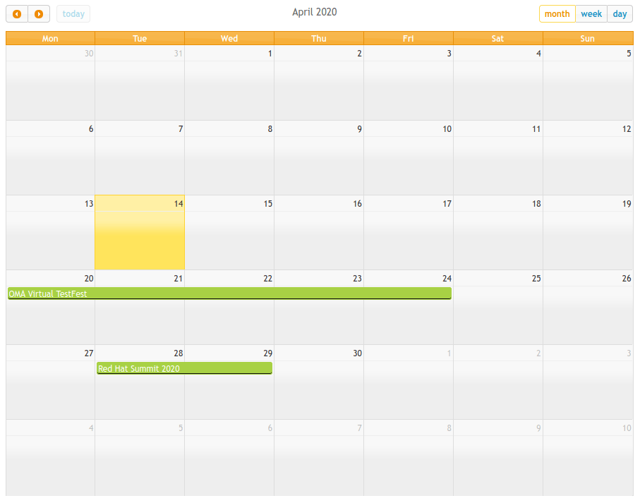 CNX Software Events Calendar