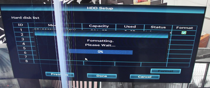 HeimVision NVR hard drive format