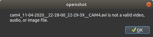 OpenShot Heimvision HM241 error