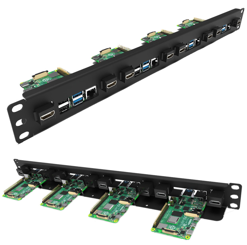 4x Raspberry Pi Rackmount