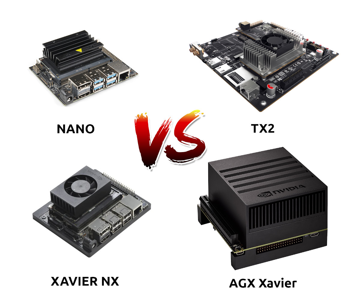 Jetson Developer Kits Comparison: Nano vs TX2 vs Xavier NX vs AGX Xavier