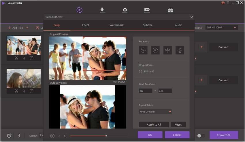 Uniconverter Video Editor