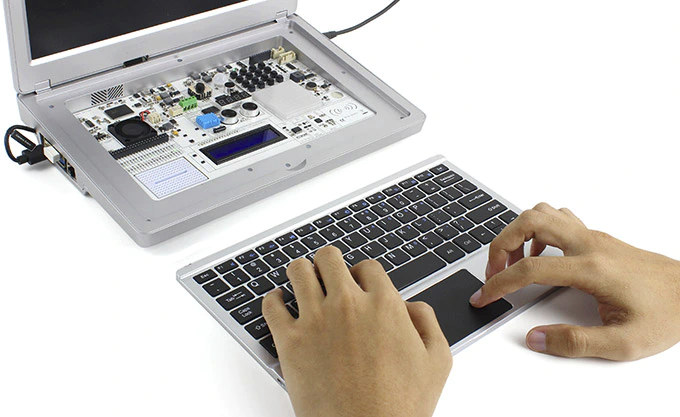 CrowPi2 Raspberry Pi 4 Laptop with Detachable Keyboard