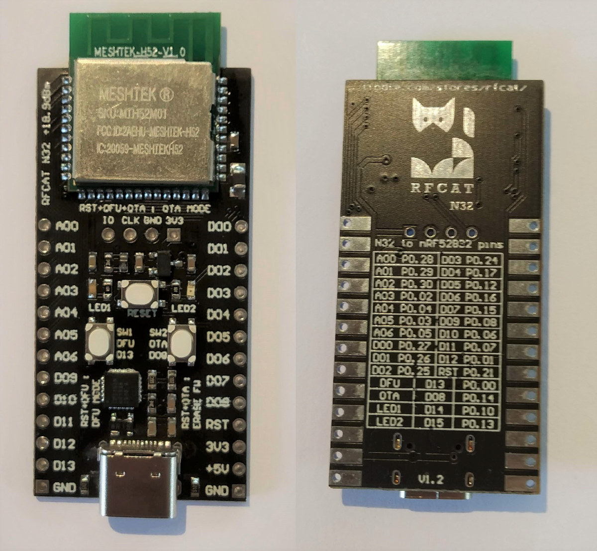 RFCat N32 Long Range Bluetooth Board